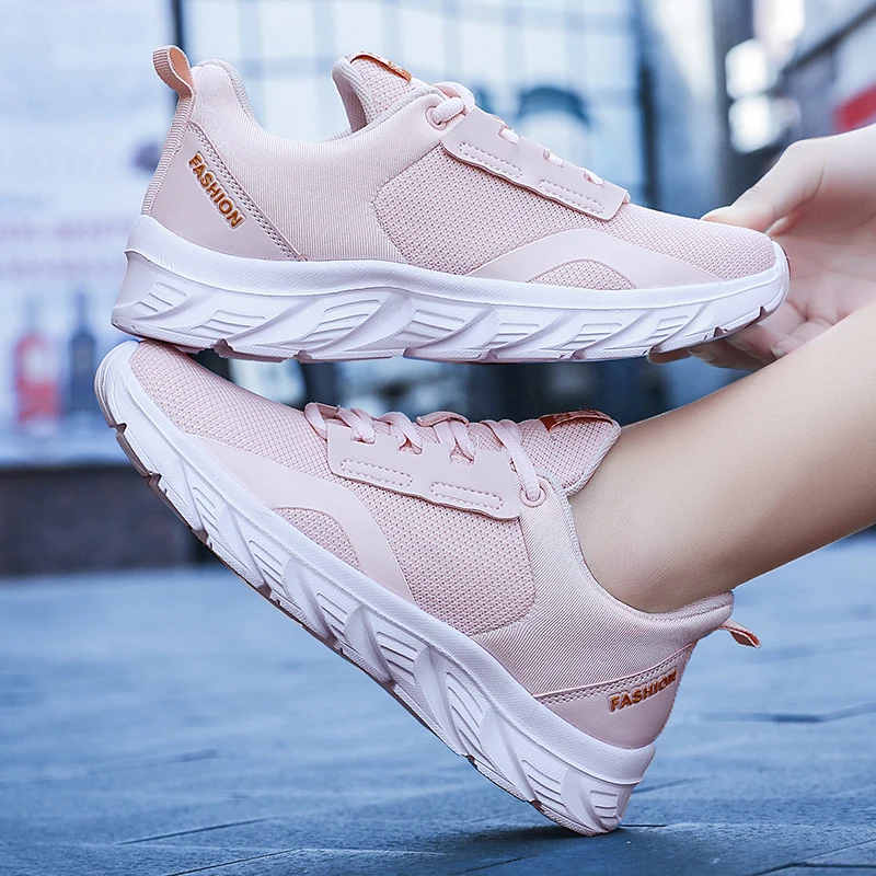 2023 Fashion Shoes Women Casual Breathable Mesh Jogging Sneakers Outdoor Walking Running Sneakers Solid Woman Shoes
2023 Fashion Shoes Women Casual Breathable Mesh Jogging Sneakers Outdoor Walking Running Sneakers Solid Woman Shoes