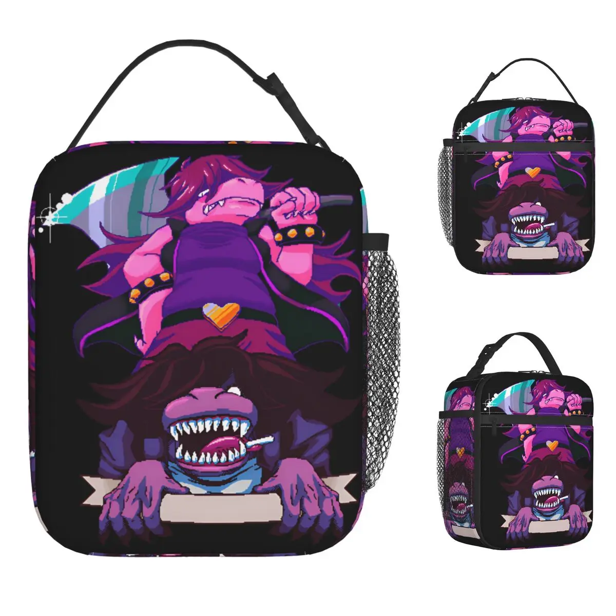 Susie Deltarune Lunch Bag Casual Lunch Box Office Portable Insulated Thermal Tote Handbags For Unisex Waterproof Cooler Bag
Susie Deltarune Lunch Bag Casual Lunch Box Office Portable Insulated Thermal Tote Handbags For Unisex Waterproof Cooler Bag