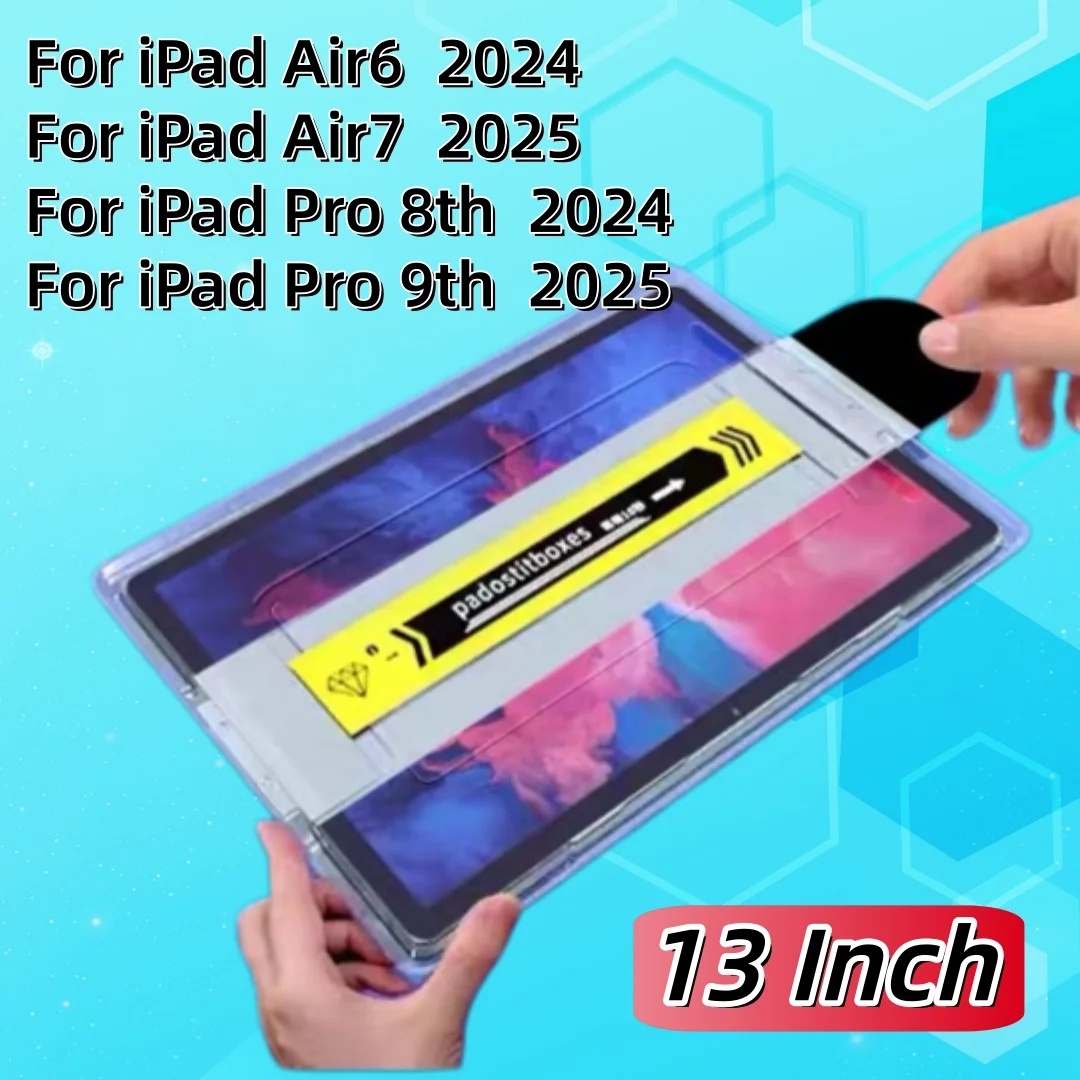 13inch Tempered Glass Screen Protector For iPad Pro 8th 9th Air 6 7 Air7 No Bubbles Dust Free Easy InsDust Free No Bubbles Film
13inch Tempered Glass Screen Protector For iPad Pro 8th 9th Air 6 7 Air7 No Bubbles Dust Free Easy InsDust Free No Bubbles Film