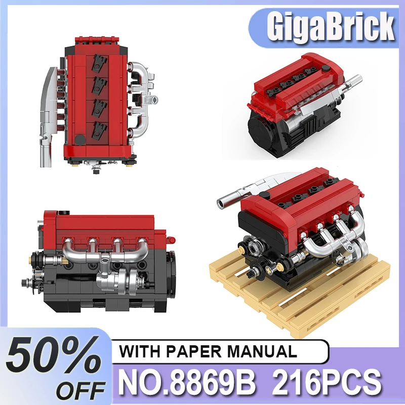 PB 8869B 4G63 Classic Engine Building Block Model, Collectible Birthday Gift, Desktop Ornament children's birthday surprises
PB 8869B 4G63 Classic Engine Building Block Model, Collectible Birthday Gift, Desktop Ornament children's birthday surprises