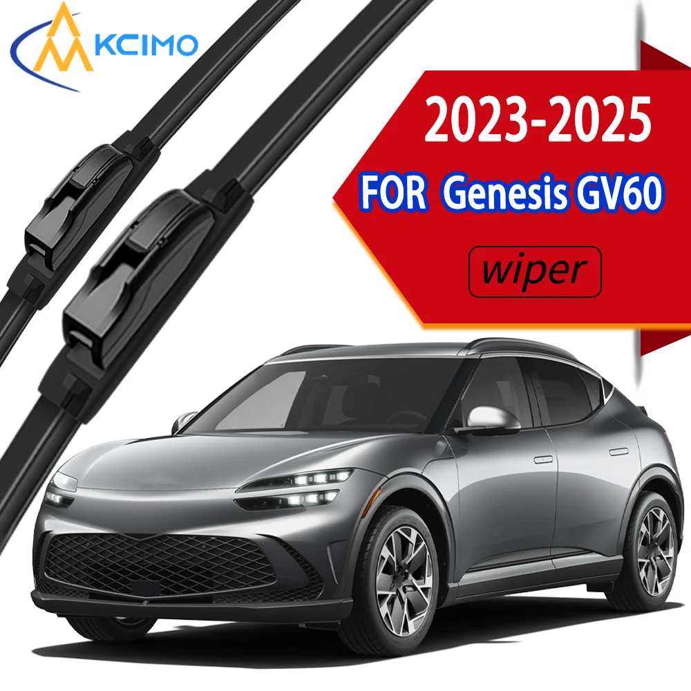 High-Density Rubber Front Windshield Wiper Blades, OEM Standard, Custom Fit for Genesis GV60 2023–2025.
High-Density Rubber Front Windshield Wiper Blades, OEM Standard, Custom Fit for Genesis GV60 2023–2025.