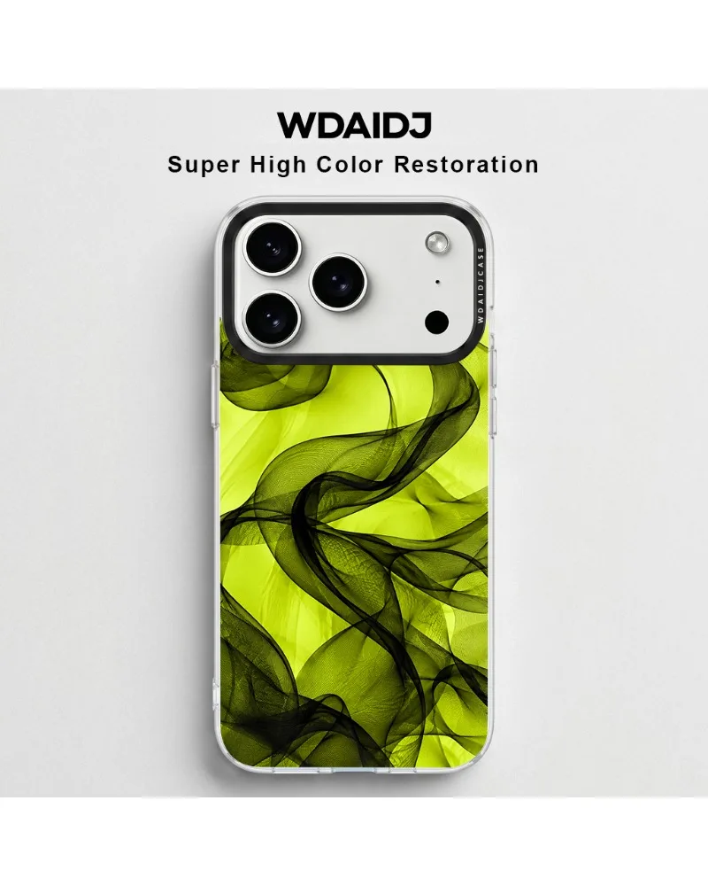 Neon Green And Black Sheer Fabric Swirl Art Phone Case For iPhone 13 14 15 16 17 Abstract Fluid Style
Neon Green And Black Sheer Fabric Swirl Art Phone Case For iPhone 13 14 15 16 17 Abstract Fluid Style