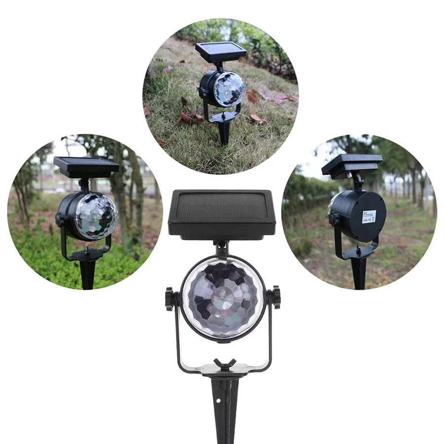 Outdoor Solar Powered Spotlight Waterproof IP65 Multicolor Disco Stage Lamp for Christmas Party Garden Laser Projection Lights
Outdoor Solar Powered Spotlight Waterproof IP65 Multicolor Disco Stage Lamp for Christmas Party Garden Laser Projection Lights