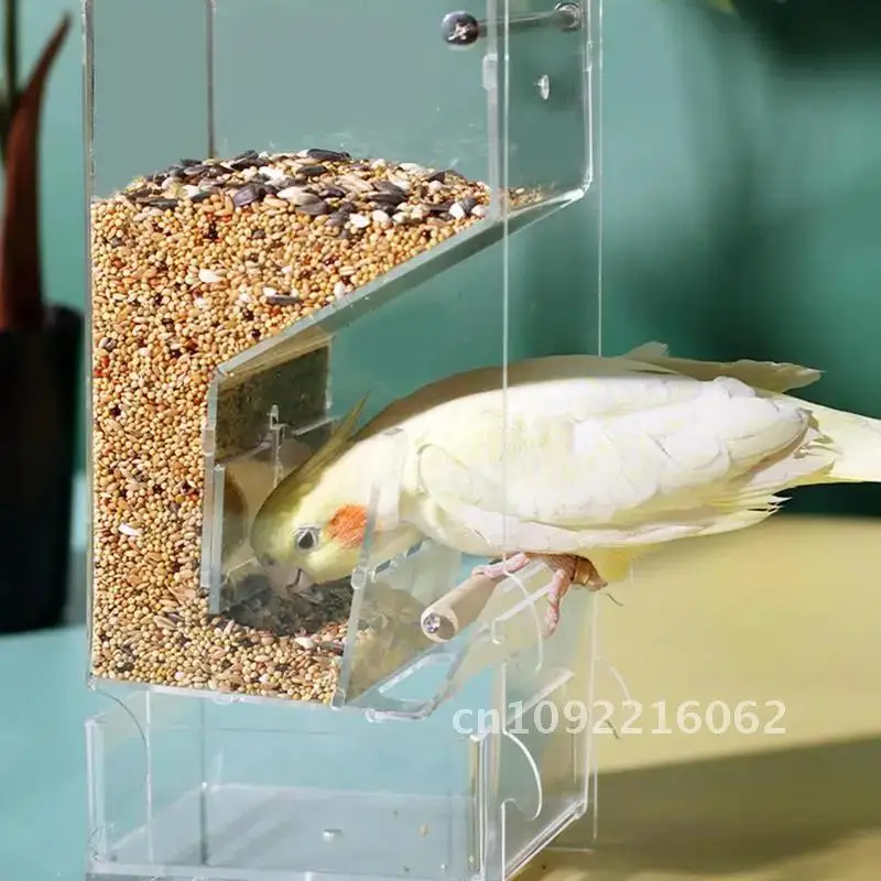 No Mess Bird Cage Feeder With Automatic Acrylic Bird Parakeet Perch Container Clear Container Food Food Cage Clear Accessories
No Mess Bird Cage Feeder With Automatic Acrylic Bird Parakeet Perch Container Clear Container Food Food Cage Clear Accessories
