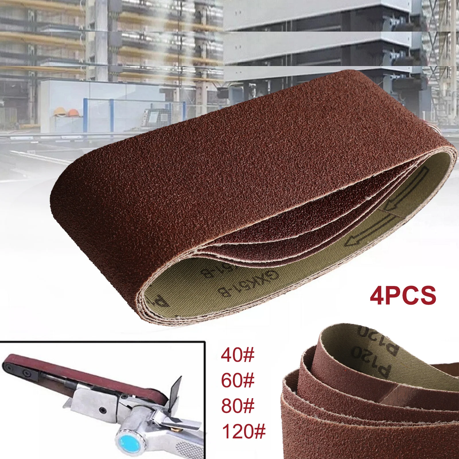 High Quality Replacement Sanding Belt Kits Resin Emery Cloth Sander Power Tools Wood 3\"X18\" 4Pcs/Set 75x457mm
High Quality Replacement Sanding Belt Kits Resin Emery Cloth Sander Power Tools Wood 3\"X18\" 4Pcs/Set 75x457mm