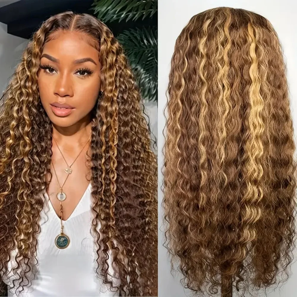 Highlight Honey Blonde P4/27 4/27 5x5 Inch HD Lace 200% Density Closure Wigs Human Hair Deep Wave Transparent Lace Baby Hair Wig
Highlight Honey Blonde P4/27 4/27 5x5 Inch HD Lace 200% Density Closure Wigs Human Hair Deep Wave Transparent Lace Baby Hair Wig