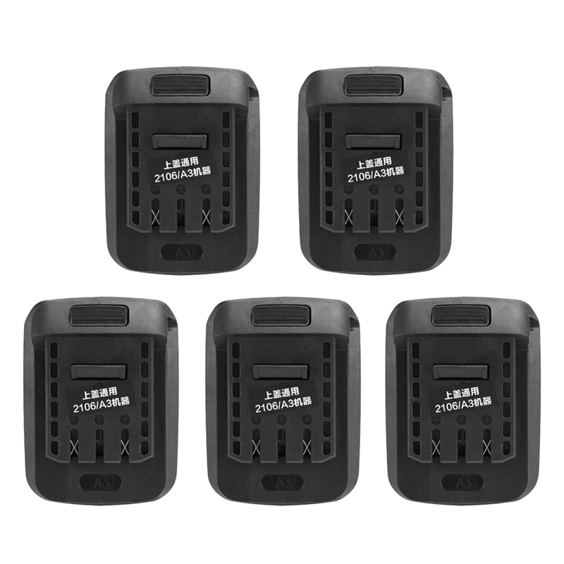 AB42-5Pcs MTB18DYL Adapter For 18V Li-Ion Battery BL1830 Hongsong Lomvum Jiangmi On For DAYI 21V Lithium Electric Tool
AB42-5Pcs MTB18DYL Adapter For 18V Li-Ion Battery BL1830 Hongsong Lomvum Jiangmi On For DAYI 21V Lithium Electric Tool