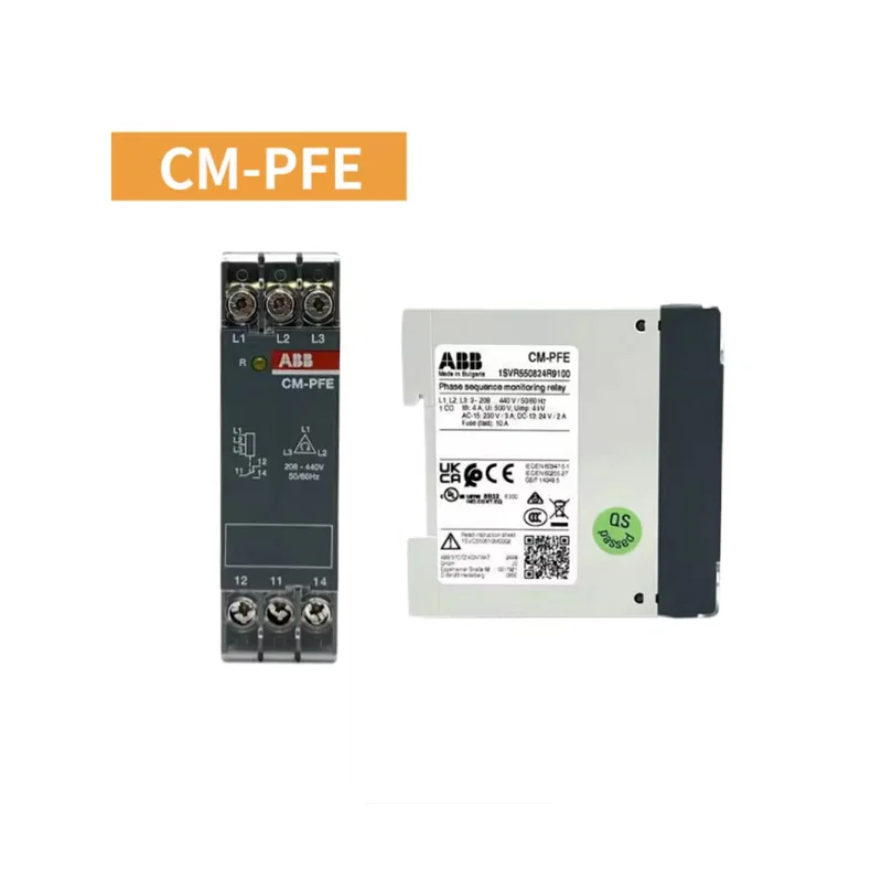 ABB Original Phase Sequence Relay CM-PFE CM-PFS.S CM-PVS.41S CM-MPS.41S CM-PAS.41S CM-PVE
ABB Original Phase Sequence Relay CM-PFE CM-PFS.S CM-PVS.41S CM-MPS.41S CM-PAS.41S CM-PVE