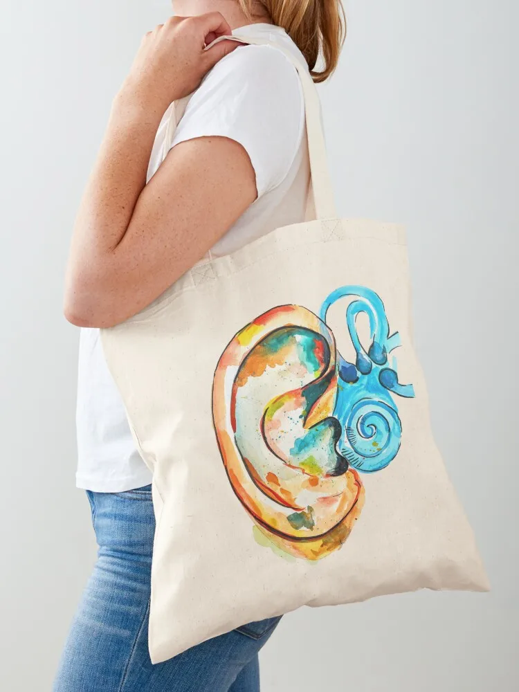 Watercolor Ear Cochlea Art Tote Bag Reusable bags bags luxury women canvas tote tote bag custom
Watercolor Ear Cochlea Art Tote Bag Reusable bags bags luxury women canvas tote tote bag custom