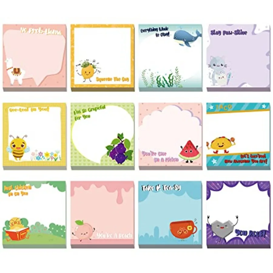 12 Pcs Fun Inspirational Sticky Notes 3 x 3 Inch Motivational Notepads Post Positive Appreciation Sticky Notes Positive Gts for
12 Pcs Fun Inspirational Sticky Notes 3 x 3 Inch Motivational Notepads Post Positive Appreciation Sticky Notes Positive Gts for