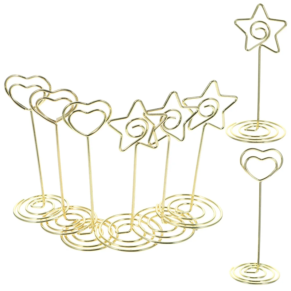 8 Pcs Metal Card Holder Picture Holders Business for Desk Photo Folder Memo Clip Clips Zinc Alloy Place
8 Pcs Metal Card Holder Picture Holders Business for Desk Photo Folder Memo Clip Clips Zinc Alloy Place
