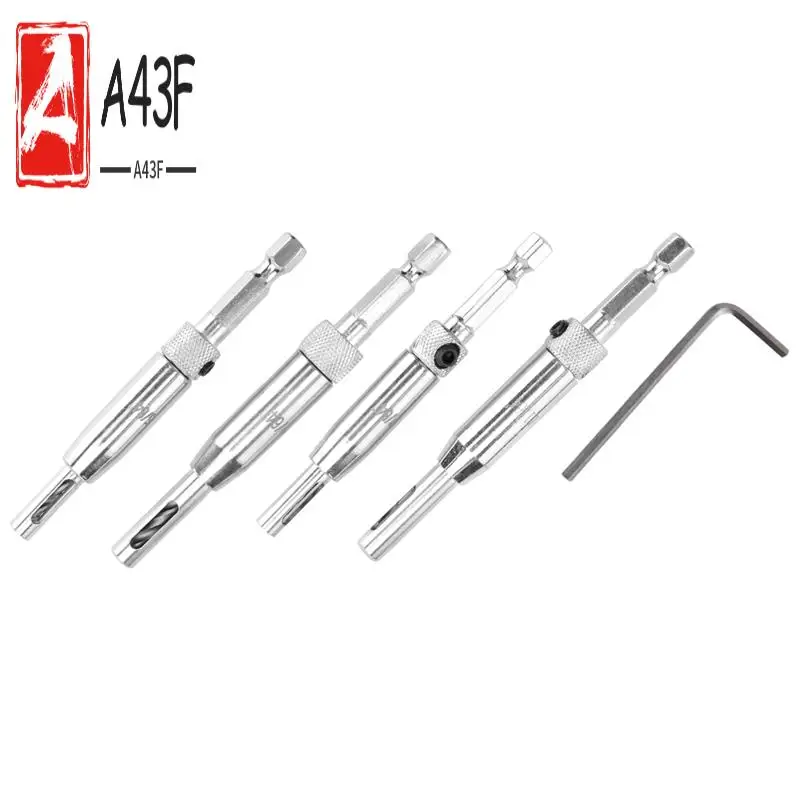 A43F-Набор центральных сверл, 5 шт., самоцентрирующийся шарнир, набор колонковых сверл для деревообработки, сверла для дверей и окон
A43F-Набор центральных сверл, 5 шт., самоцентрирующийся шарнир, набор колонковых сверл для деревообработки, сверла для дверей и окон