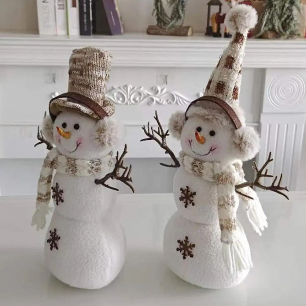 Snowman Decoration Party Supplies Adorable Christmas Snowman Ornament Extra Soft Wear Resistant Toy for Xmas Holiday Party
Snowman Decoration Party Supplies Adorable Christmas Snowman Ornament Extra Soft Wear Resistant Toy for Xmas Holiday Party