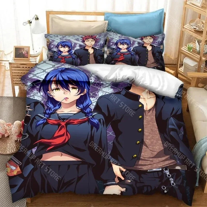 3D Print Food Wars Shokugeki no Soma Bedding Set Boys Girls Twin Queen Size Duvet Cover Pillowcase Bed Kids Adult
3D Print Food Wars Shokugeki no Soma Bedding Set Boys Girls Twin Queen Size Duvet Cover Pillowcase Bed Kids Adult