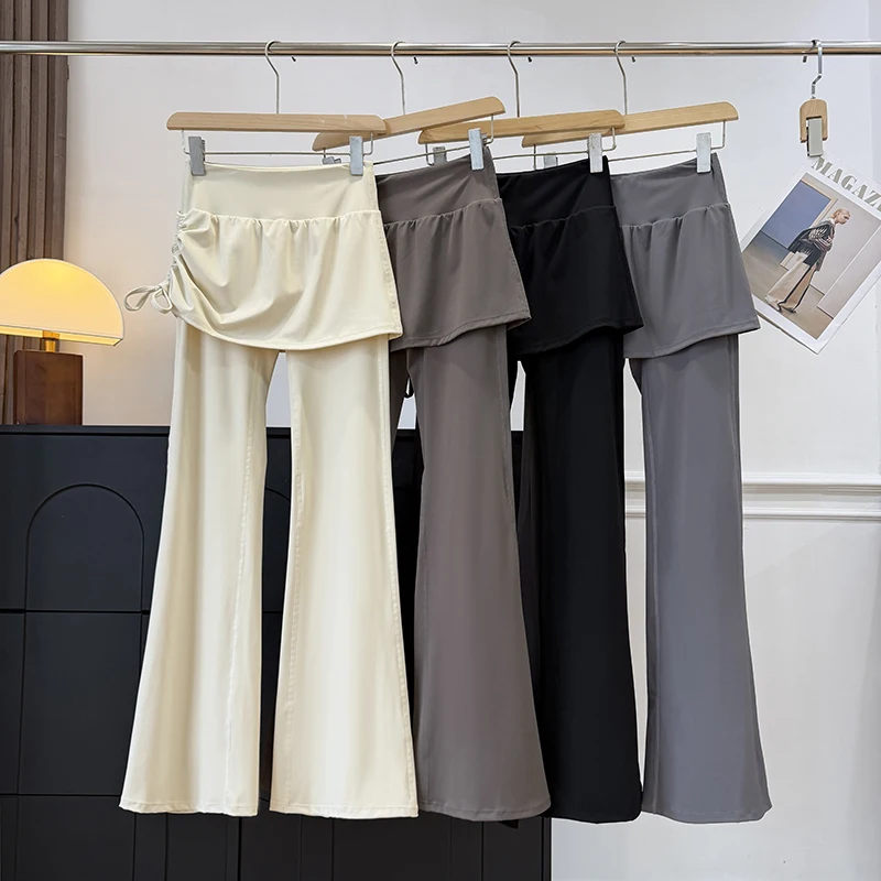 High Waist Yoga Pants Capri Length Micro Flare Two Piece Set for Pilates Training Sports Style Skirt Pants Ladies Fashion
High Waist Yoga Pants Capri Length Micro Flare Two Piece Set for Pilates Training Sports Style Skirt Pants Ladies Fashion