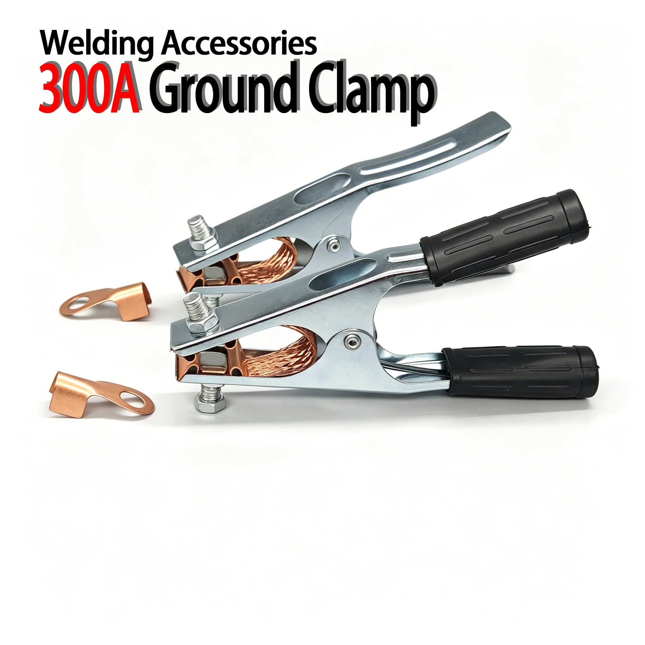 300A Ground Clamp for Welding Machine, Copper Core Conductive Ground Pliers, Insulating Protective Sleeve, Comfortable Hand Feel
300A Ground Clamp for Welding Machine, Copper Core Conductive Ground Pliers, Insulating Protective Sleeve, Comfortable Hand Feel