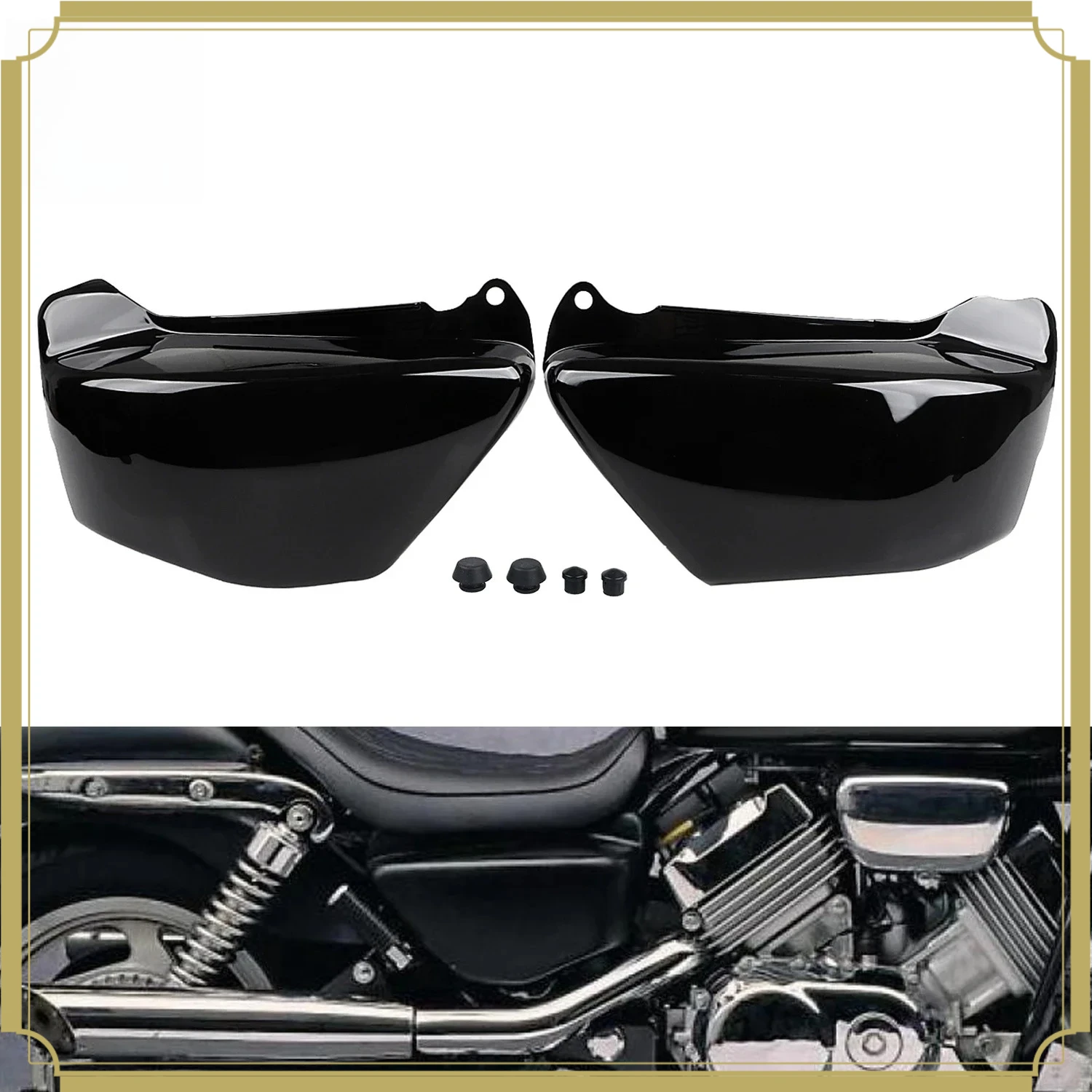 Motorcycle For Honda Magna 750 VF750 VF750C 1994 - 2004 Left Right Side Battery Fairing Cover Gloss Black Accessories
Motorcycle For Honda Magna 750 VF750 VF750C 1994 - 2004 Left Right Side Battery Fairing Cover Gloss Black Accessories