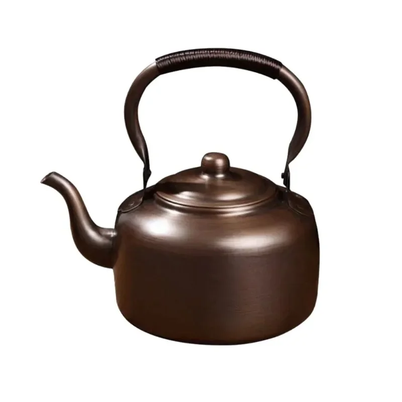 3L Vintage Copper Pot Red Copper Boiling Kettle Home Teapot For Gas/Induction Cooker Tea Infuser Health Tea Pot
3L Vintage Copper Pot Red Copper Boiling Kettle Home Teapot For Gas/Induction Cooker Tea Infuser Health Tea Pot