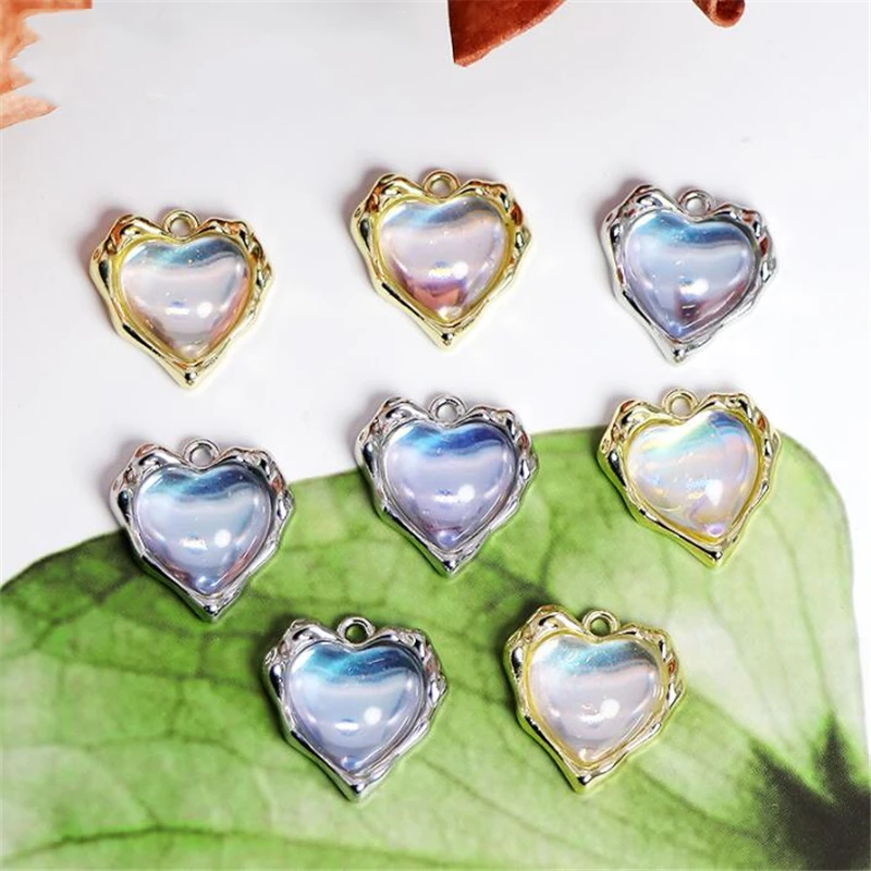10Pcs/Lot New Creative Crystal Heart Charms For Diy Earrings Necklace Pendant Jewelry Making Craft Accessories Material
10Pcs/Lot New Creative Crystal Heart Charms For Diy Earrings Necklace Pendant Jewelry Making Craft Accessories Material