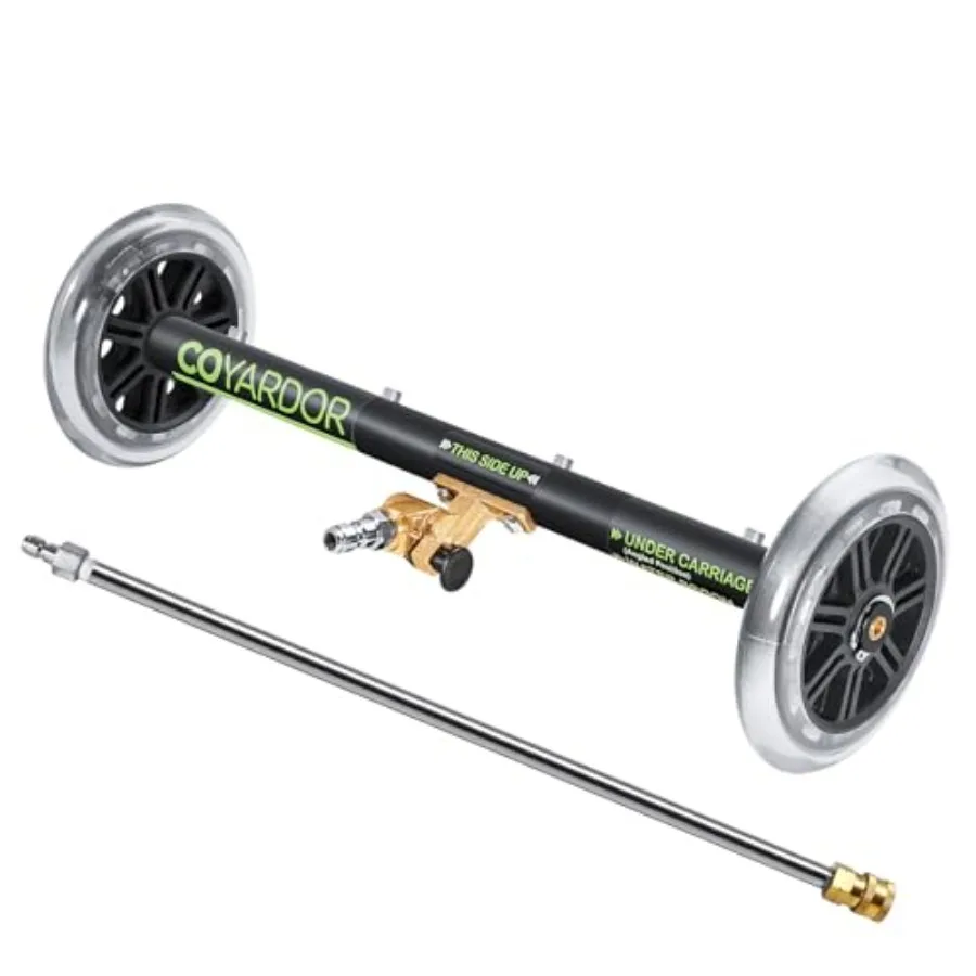 Pressure Washer Undercarriage Cleaner 4400 PSI 16 Dual-Function Water Broom 1/4 Quick Connect with 12" Extension Wand
Pressure Washer Undercarriage Cleaner 4400 PSI 16 Dual-Function Water Broom 1/4 Quick Connect with 12" Extension Wand