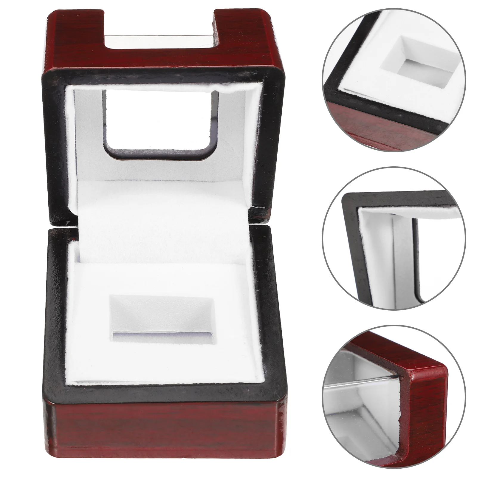 Champion Ring Box Display Stand Jewelry Case Household Earrings Portable Wood Creative for Storage Father 
Champion Ring Box Display Stand Jewelry Case Household Earrings Portable Wood Creative for Storage Father