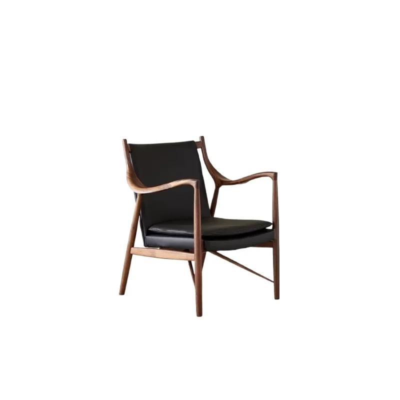 LLMM Solid Wood Sofa Chair Italian Minimalist Living Room Leather Backrest Chair
LLMM Solid Wood Sofa Chair Italian Minimalist Living Room Leather Backrest Chair