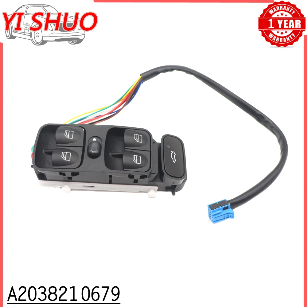 Главный переключатель управления стеклоподъемником для Mercedes-Benz C CLASS W203 C180 C200 C220 SL500 A 2038210679 A 2038200110
Главный переключатель управления стеклоподъемником для Mercedes-Benz C CLASS W203 C180 C200 C220 SL500 A 2038210679 A 2038200110