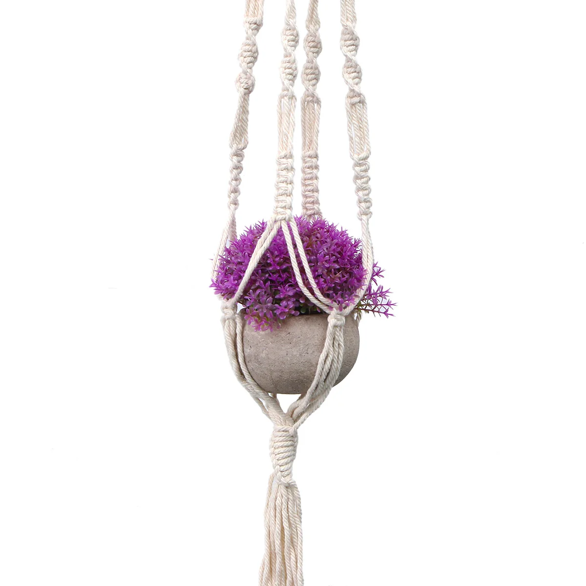 Cotton Rope Flower Pot Hanging Basket Plant Holder Durable Safe Decor String Bag Net Bag Garden Supplies
Cotton Rope Flower Pot Hanging Basket Plant Holder Durable Safe Decor String Bag Net Bag Garden Supplies