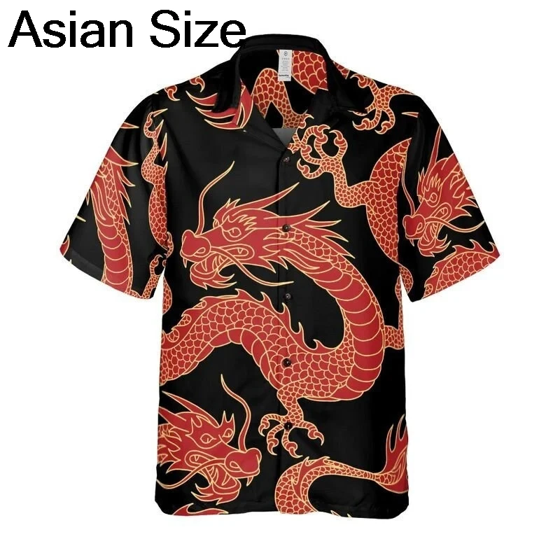 Newest Loong Men Clothe 3D Print Animal Dragon Men Hawaiian Shirts Men Fashion Holiday Button-up Blouse Men Beach Vacation Shirt
Newest Loong Men Clothe 3D Print Animal Dragon Men Hawaiian Shirts Men Fashion Holiday Button-up Blouse Men Beach Vacation Shirt