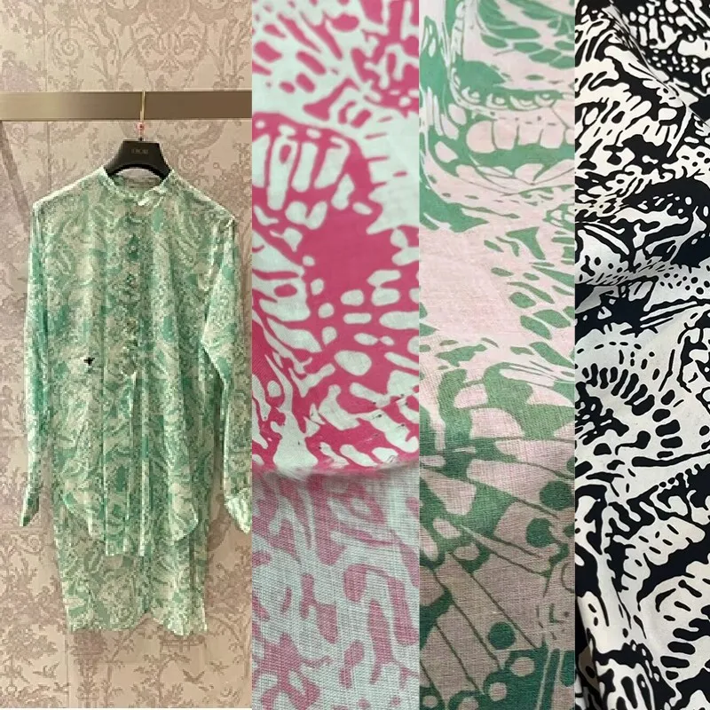 Spring and Summer European and American Fashion Show Cotton Printed Fabric Dress Animal Butterfly Diy High-definition Fabric.
Spring and Summer European and American Fashion Show Cotton Printed Fabric Dress Animal Butterfly Diy High-definition Fabric.