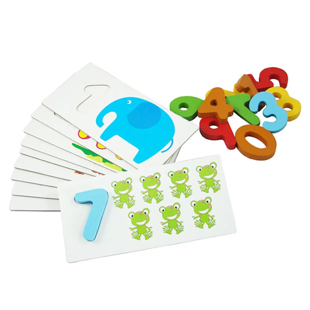 Children Puzzle Educational Multicolor Natural Wood Number Animal Matching Memory Game 22x19cm Development
Children Puzzle Educational Multicolor Natural Wood Number Animal Matching Memory Game 22x19cm Development