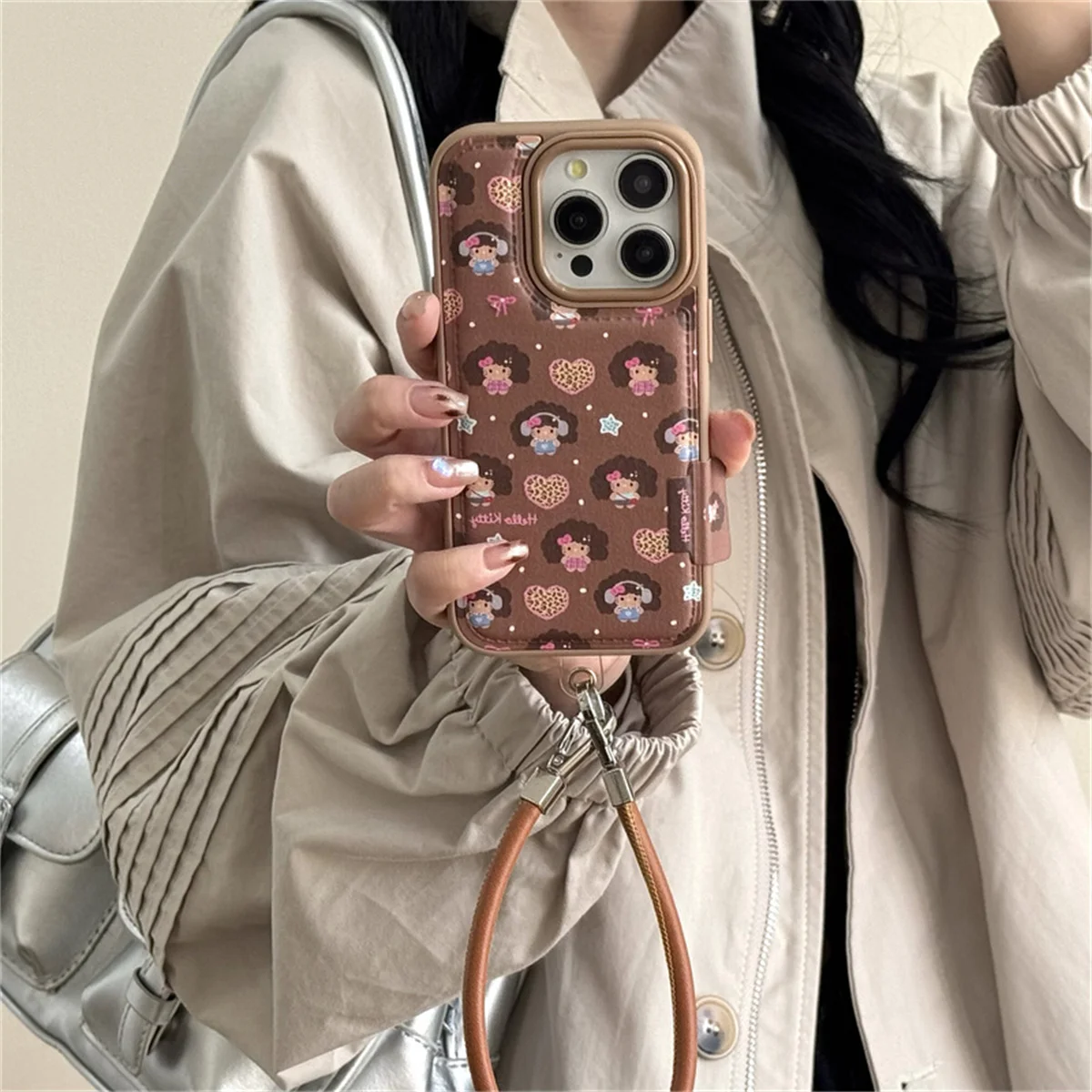 Fashion Brown Leather Cute Hellokitty Phone Case For iPhone 17 16 Pro 14 15 Pro Max Back Cover Shockproof Cartoon Cases
Fashion Brown Leather Cute Hellokitty Phone Case For iPhone 17 16 Pro 14 15 Pro Max Back Cover Shockproof Cartoon Cases