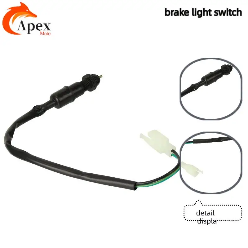 Motorcycle front and rear brake switch brake light switch cable, used for motorcycle replacement parts
Motorcycle front and rear brake switch brake light switch cable, used for motorcycle replacement parts