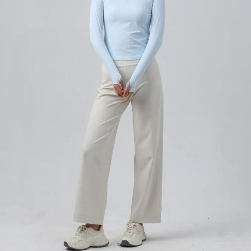 Women's Top-Quality Pants With Pockets High Waist Elastic Loose Sweatpants Nake-Feeling Sports Leisure Yoga Fitness Pants
Women's Top-Quality Pants With Pockets High Waist Elastic Loose Sweatpants Nake-Feeling Sports Leisure Yoga Fitness Pants