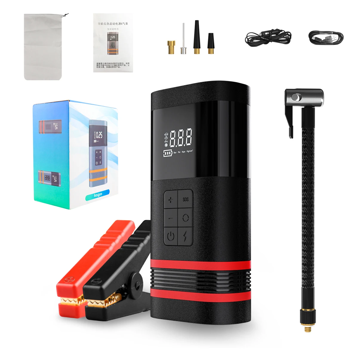 New Design 150psi Portable Balloon Pump Car air Compressor Tire Inflator Compressor Pump Electric Ball Air Inflator Tyre Pump
New Design 150psi Portable Balloon Pump Car air Compressor Tire Inflator Compressor Pump Electric Ball Air Inflator Tyre Pump