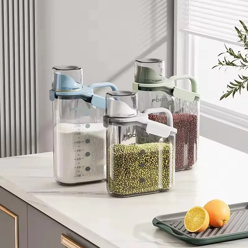 Kitchen Reusable Containers Moisture-Proof Plastic Sealed Jars for Food Storage and Organization With Lids
Kitchen Reusable Containers Moisture-Proof Plastic Sealed Jars for Food Storage and Organization With Lids