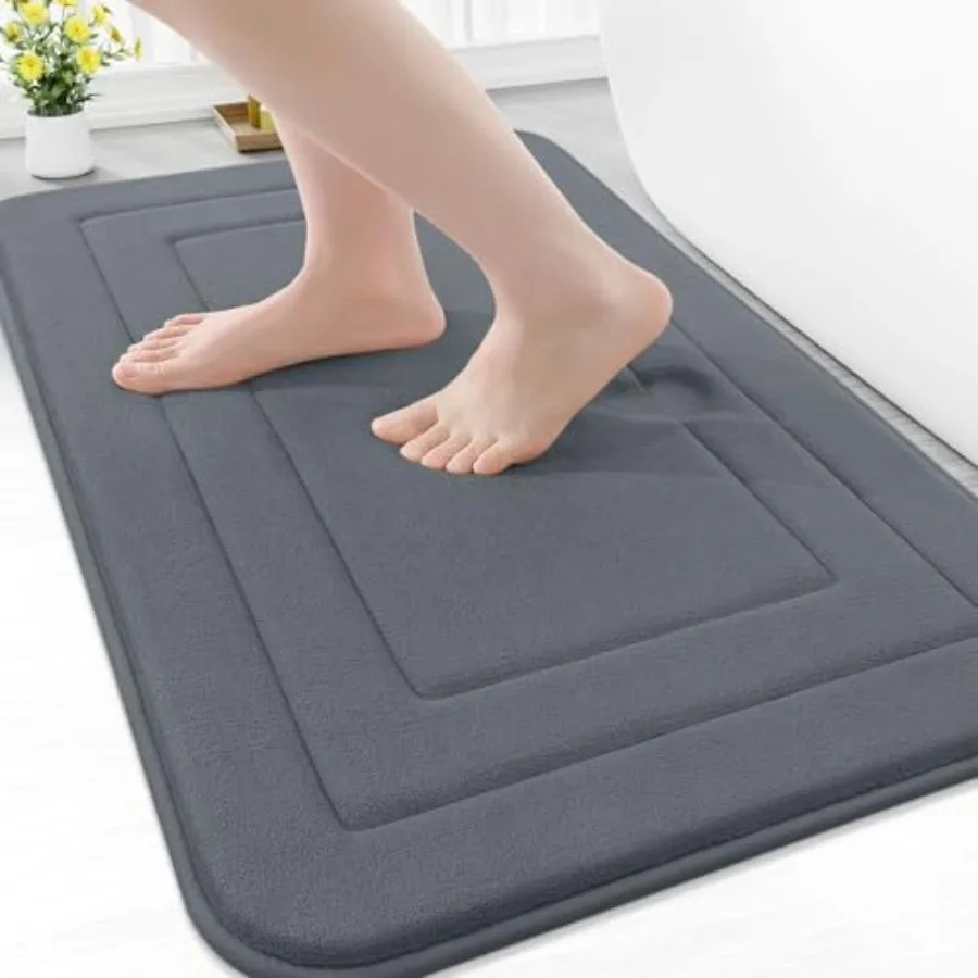 Memory Foam Bathroom Rug Mat 30x20, Ultra Soft and Absorbent Bath Mat, Machine Wash Dry, Comfortable Bath Rug Carpet for Bathro
Memory Foam Bathroom Rug Mat 30x20, Ultra Soft and Absorbent Bath Mat, Machine Wash Dry, Comfortable Bath Rug Carpet for Bathro