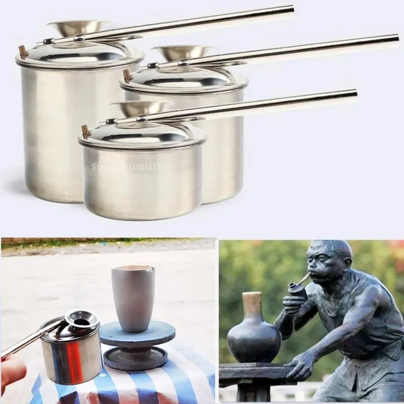 Stainless Steel Blow Glaze Pot Jingdezhen Ceramic Art Spray Pot Art Painting Coloring Supplies Glaze Airbrush Spray Gun Pump
Stainless Steel Blow Glaze Pot Jingdezhen Ceramic Art Spray Pot Art Painting Coloring Supplies Glaze Airbrush Spray Gun Pump