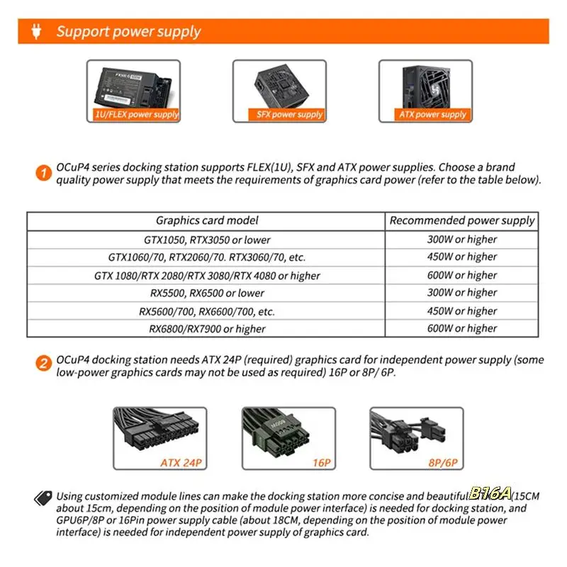 Oculink Graphics Card Docking Station Ocup4v2 PCI-E4.0 Redriver Chip Support For /AMD/ Series Graphics Cards Durable
Oculink Graphics Card Docking Station Ocup4v2 PCI-E4.0 Redriver Chip Support For /AMD/ Series Graphics Cards Durable
