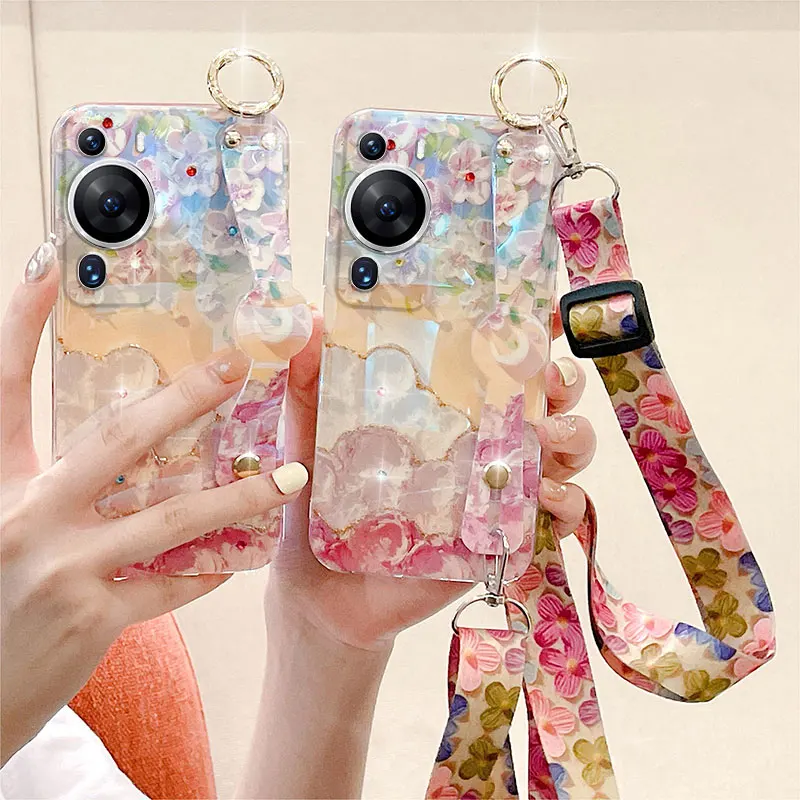 IMD Wristband Lanyard Case For HUAWEI P60 P50 Nova 10 SE 12 Y90 11i 8i Y70 plus Mate 60 P70 pro Flower Shockproof Case P 60
IMD Wristband Lanyard Case For HUAWEI P60 P50 Nova 10 SE 12 Y90 11i 8i Y70 plus Mate 60 P70 pro Flower Shockproof Case P 60