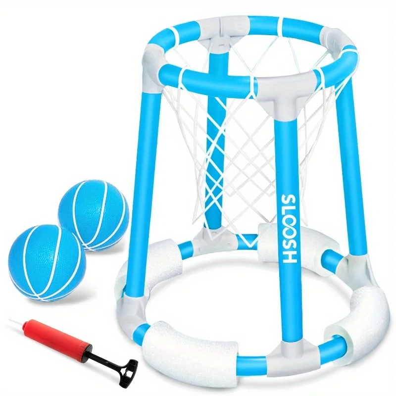 Joyfy Summer Pool Basketball Hoop Toys Floating Basketball Pool Game Swimming Floats Toys with Balls for Kids Adults Pool Party
Joyfy Summer Pool Basketball Hoop Toys Floating Basketball Pool Game Swimming Floats Toys with Balls for Kids Adults Pool Party