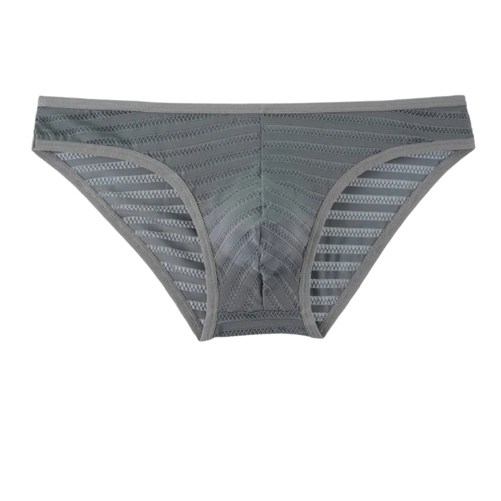 Striped Mesh Men's Brief Underwear Low Rise Style with U Convex Pouch Made from 90% Polyamide and 10% Spandex for Flexibility
Striped Mesh Men's Brief Underwear Low Rise Style with U Convex Pouch Made from 90% Polyamide and 10% Spandex for Flexibility