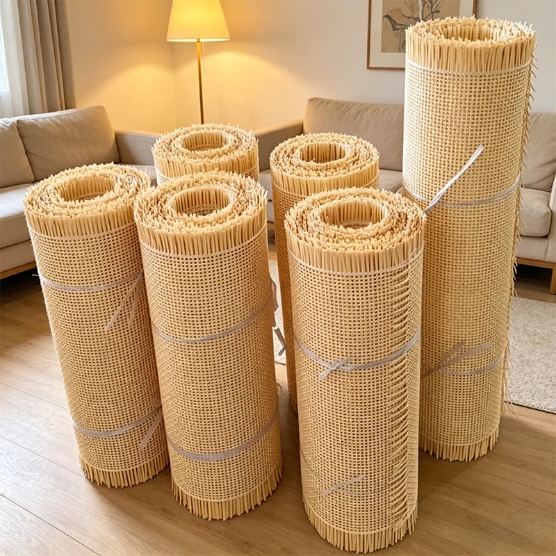 DIY Handmade Rattan Weaving Used for Furniture Repair Materials Screen Partitions Seat Cushions, Baskets, Lighting Decorations
DIY Handmade Rattan Weaving Used for Furniture Repair Materials Screen Partitions Seat Cushions, Baskets, Lighting Decorations