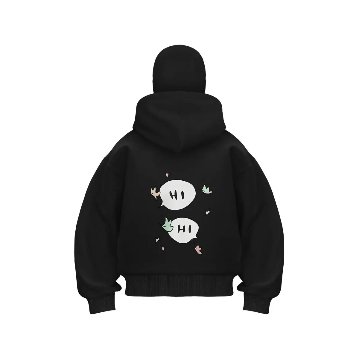 Hi Speech Cute Art new item double hooded sweatshirt men's hooded
Hi Speech Cute Art new item double hooded sweatshirt men's hooded
