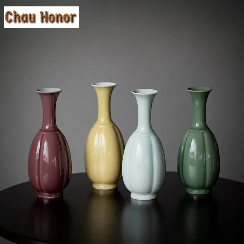 Cowpea Red Melon Edge Vase Household Living Room TV Cabinet Ceramic Dry Flower Arrangement Ceramic Chinese Kung Fu Tea Ceremony
Cowpea Red Melon Edge Vase Household Living Room TV Cabinet Ceramic Dry Flower Arrangement Ceramic Chinese Kung Fu Tea Ceremony