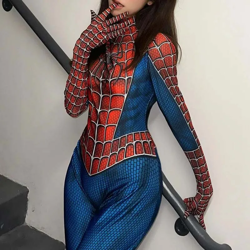 Anime Toby Maguire Slim Spider Man Cosplay Jumpsuit Superhero Zentai Halloween Carnival Party Adult UNISEX Action Spider Set New
Anime Toby Maguire Slim Spider Man Cosplay Jumpsuit Superhero Zentai Halloween Carnival Party Adult UNISEX Action Spider Set New