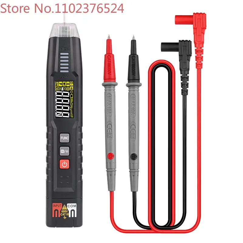 HT121 intelligent pen type HT122 automatic range electric meter portable universal meter intelligent anti-burning
HT121 intelligent pen type HT122 automatic range electric meter portable universal meter intelligent anti-burning