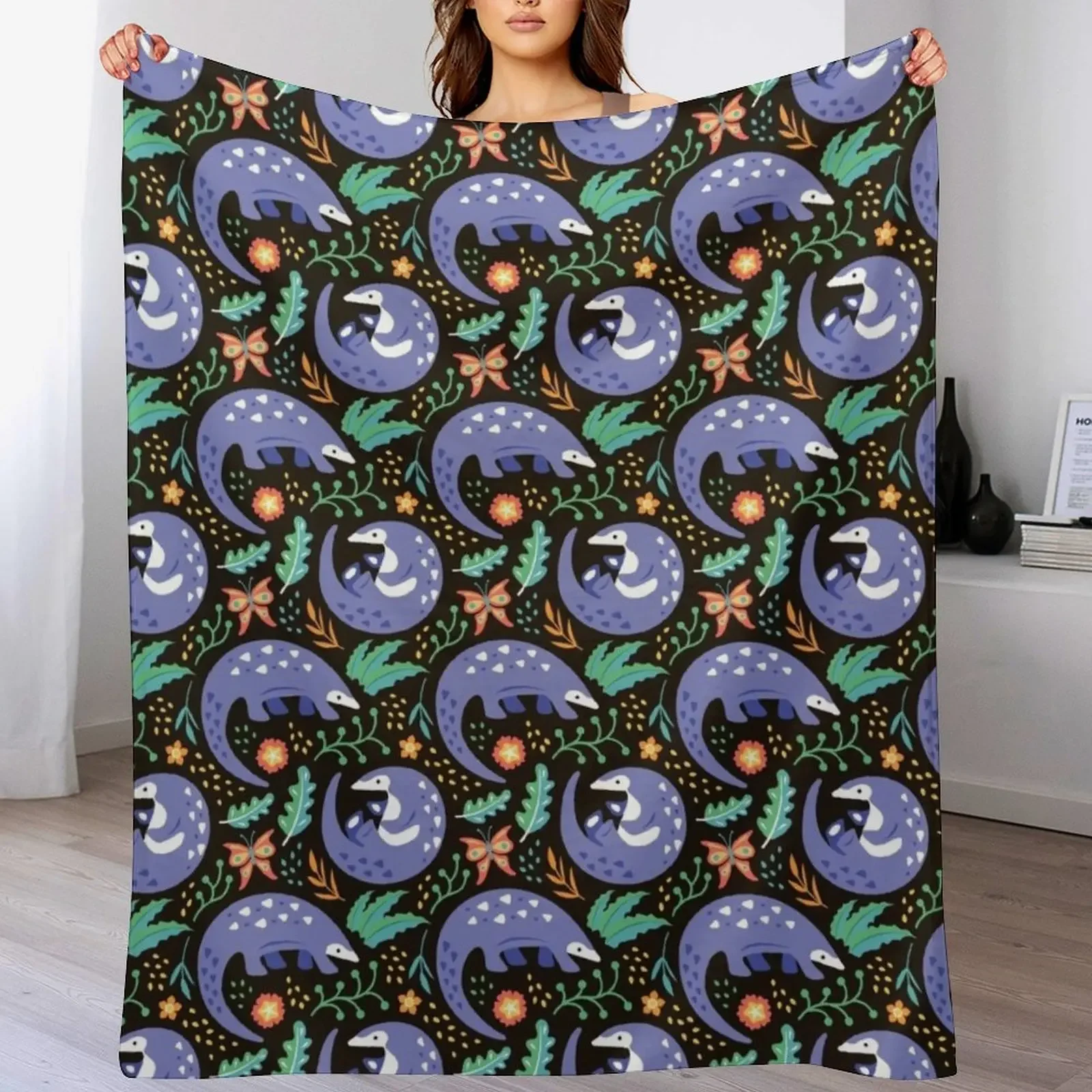 Pangolin Pattern - Tropical Pattern Throw Blanket funny gift Moving Sleeping Bag Polar Blankets
Pangolin Pattern - Tropical Pattern Throw Blanket funny gift Moving Sleeping Bag Polar Blankets