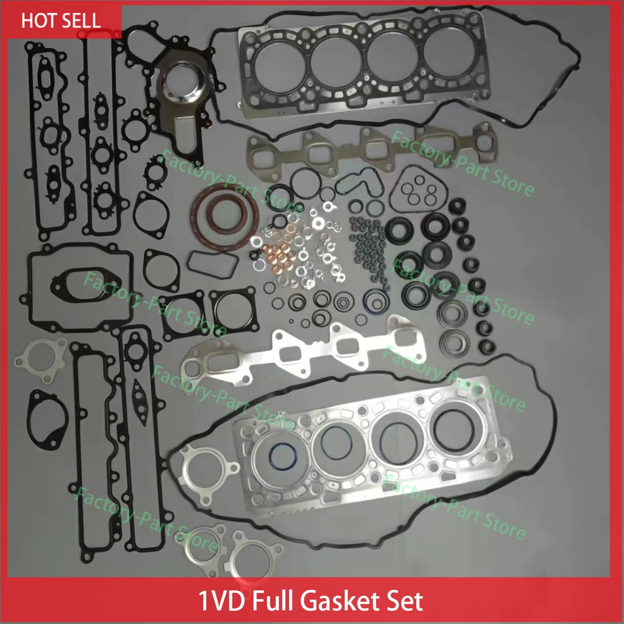 1VD Full Gasket Kit Set For Toyota 1VD With Cylinder Head Gasket Engine 04111-50200 04111-51040 Overhaul Rebuild Kit
1VD Full Gasket Kit Set For Toyota 1VD With Cylinder Head Gasket Engine 04111-50200 04111-51040 Overhaul Rebuild Kit