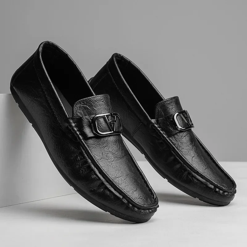 Classic Men Dress Shoes Slip on PU Leather Shoes for Men Plus Size Point Toe Business Casual Men Formal Shoes for Wedding
Classic Men Dress Shoes Slip on PU Leather Shoes for Men Plus Size Point Toe Business Casual Men Formal Shoes for Wedding